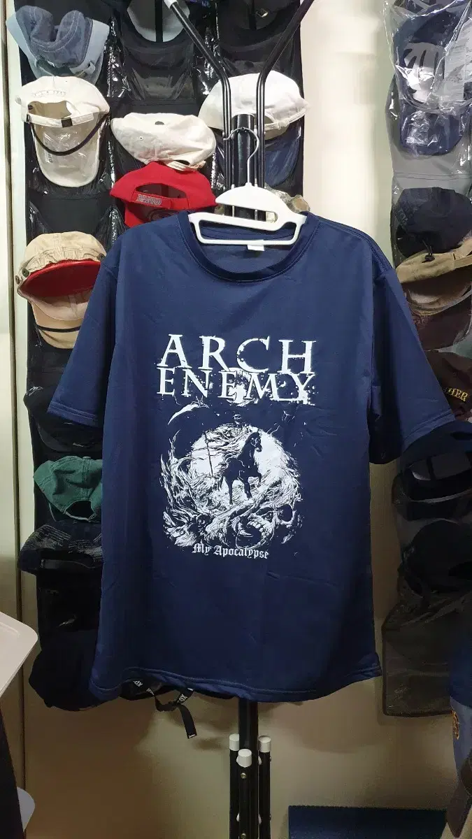 새상품)Arch Enemy 폴리혼방 남녀공용 반팔티셔츠 M